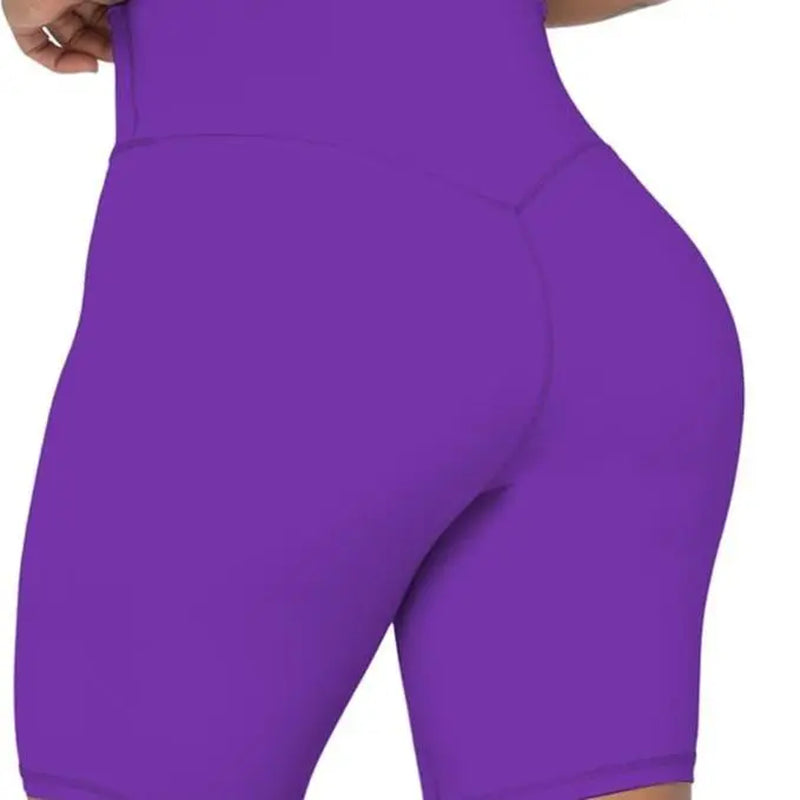 Summervibes[Limited Stock] Sunzel Women’S High-Waisted No-Front-Seam Biker Shorts — Squat-Proof Yoga/Workout/Gym/Bike Shorts