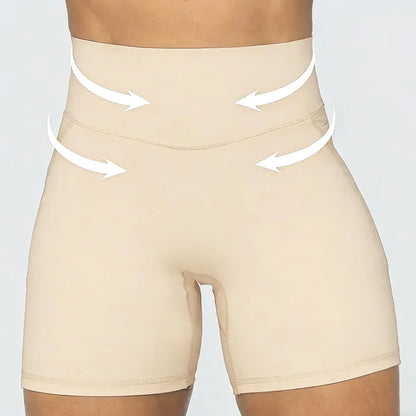 Summervibes[Limited Stock] Sunzel Women’S High-Waisted No-Front-Seam Biker Shorts — Squat-Proof Yoga/Workout/Gym/Bike Shorts