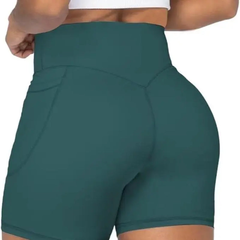 Summervibes[Limited Stock] Sunzel Women’S High-Waisted No-Front-Seam Biker Shorts — Squat-Proof Yoga/Workout/Gym/Bike Shorts