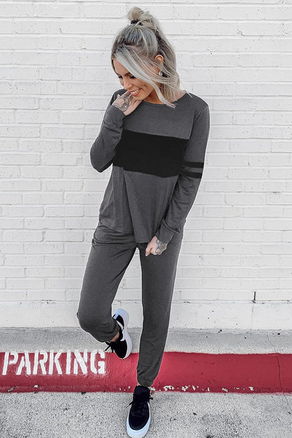 Womens 2 Piece Sets 2026 Long Sleeve Tops High Waisted Sweatpants Lounge Set Fall Fashion Travel Outfits