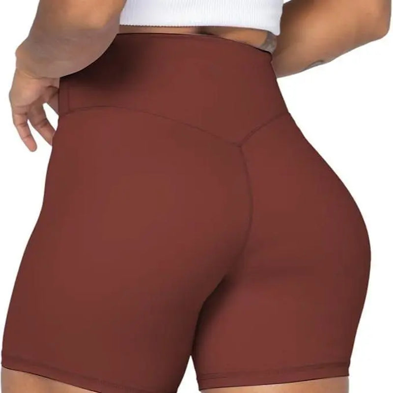 Summervibes[Limited Stock] Sunzel Women’S High-Waisted No-Front-Seam Biker Shorts — Squat-Proof Yoga/Workout/Gym/Bike Shorts