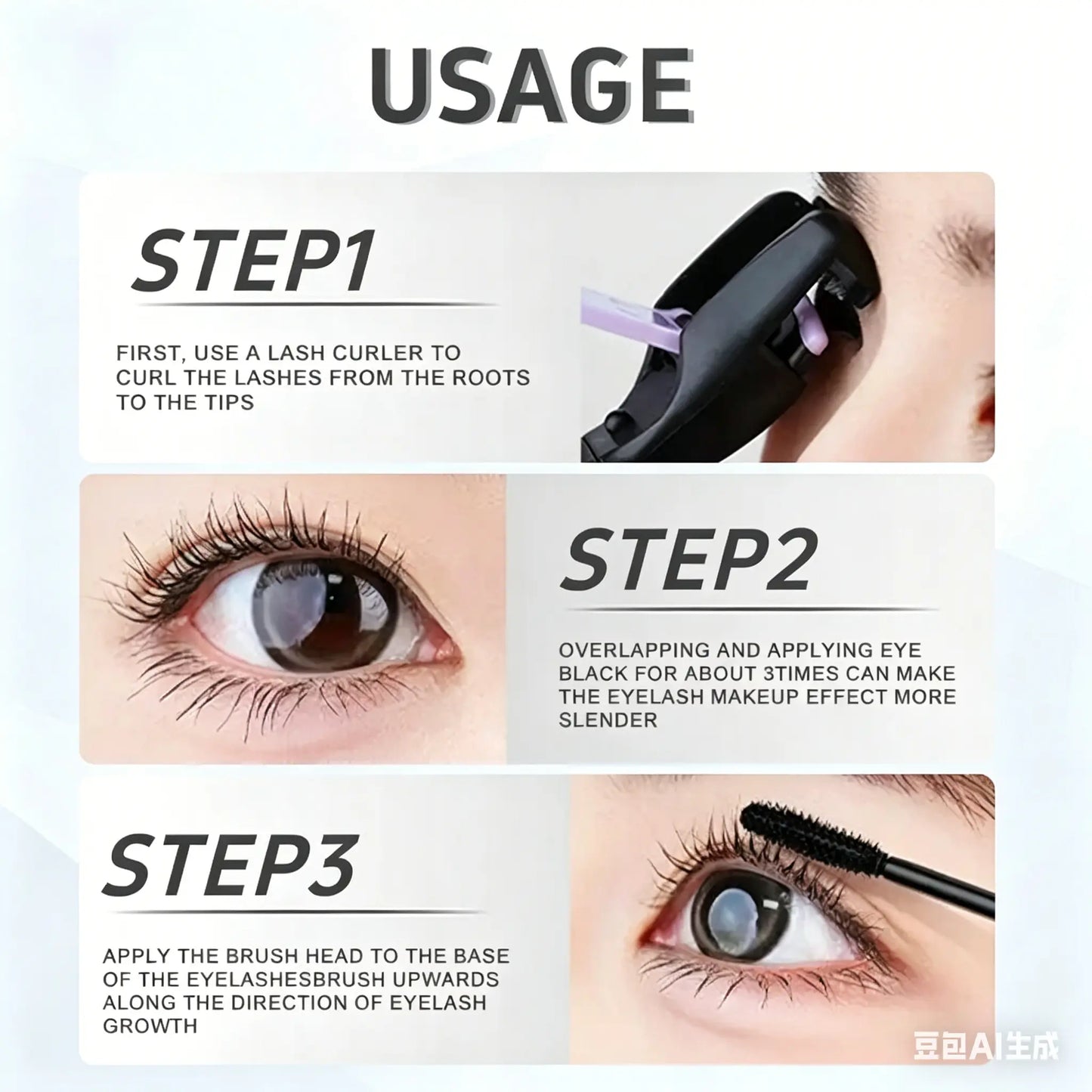 GECOMO Metal Wand Tubing Mascara Long-Wearing Tubing Formula for Stunning Length & with Built-In Brush, Curled & Natural-Looking Lashes Ideal for Polished, Longlasting Special Occasion Makeup,Drugstore,Perfect Gift for Mom,Pumping Mascara