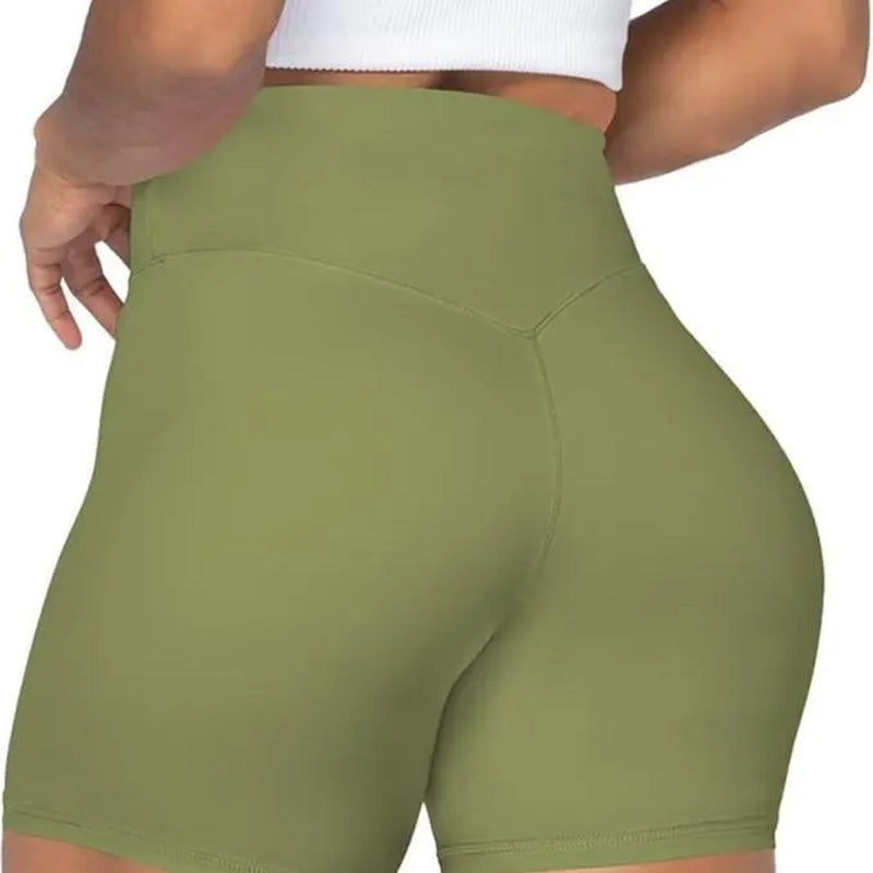 Summervibes[Limited Stock] Sunzel Women’S High-Waisted No-Front-Seam Biker Shorts — Squat-Proof Yoga/Workout/Gym/Bike Shorts