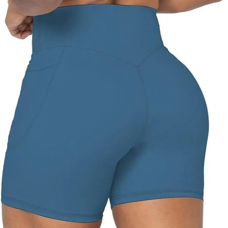 Summervibes[Limited Stock] Sunzel Women’S High-Waisted No-Front-Seam Biker Shorts — Squat-Proof Yoga/Workout/Gym/Bike Shorts